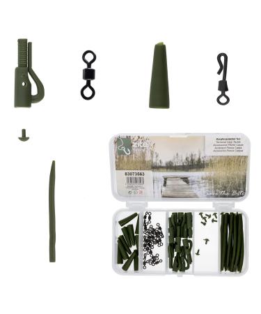 Zite Fishing Terminal Carp Tackle Set-Safety Lead Clip RIG Carp Montage Accessories Sortment-Safety Clips Tubes Versed & More In Box