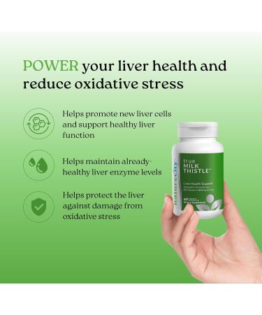 NatureCity TrueMilkThistle | Milk Thistle Supplement 525mg | Milk Thistle (80% silymarin) containing 420mg of Silymarin | Antioxidant Support | Liver Support Supplement | 60 Veggie Capsules 1 - Buy Online on GoSupps.com