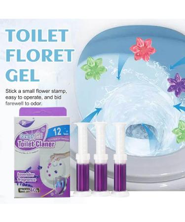 1PC Toilet Gel Toilet Bowl Gel Stamp Scent Toilet Cleaner Gel Stamp Kit Air Freshen CkP204 (Purple One Size) Purple One Size - Buy Online on GoSupps.com