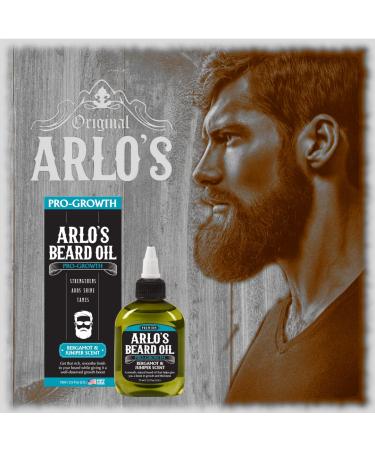Arlo's Pro Growth Beard Oil - 2.5 oz Bergamot & Juniper | Promotes Beard Growth - International Shipping Available - Buy Online on GoSupps.com