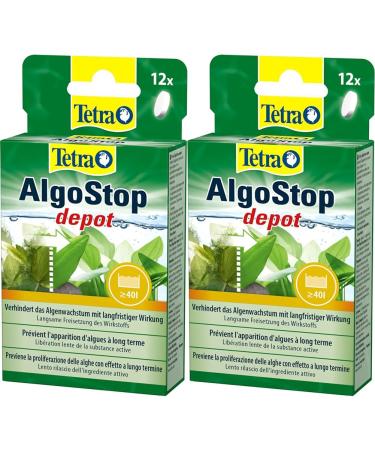 Tetra Algostop Depot - Form -stable tablets for long -term prevention of algae in aquariums from 40 l 12 tablets (pack with 2) for aquariums from 40 l (pack with 2)