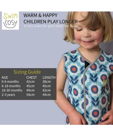 Swim Cosy Baby/Toddler Wetsuit Vest UPF50 Neoprene Wrap - Unicorns Dinosaurs Ducks - MEDIUM 6-18 Months - Buy Online on GoSupps.com
