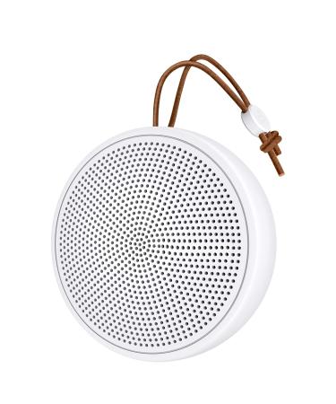 Fitniv Portable White Noise Machine, 20 Soothing Soundtracks Sound Machine for Baby & 5 Timer Functions, Built-in Battery Support 70 Hours Playtime, Compact Design for On-The-Go Use & Travel, White