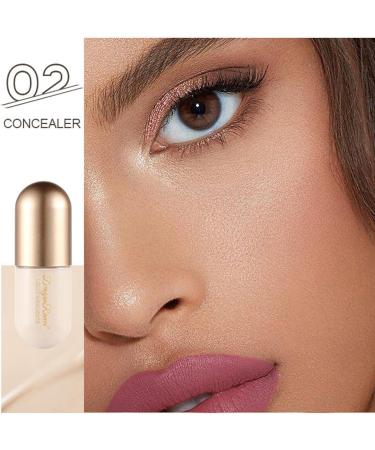 3Pcs/Box Matte Contouring Bronzer Stick Liquid Gloss Brown Nose Cream Brighten Concealer Highlight Makeup Multi Functional Highlighter Brighten Skin - Buy Online on GoSupps.com