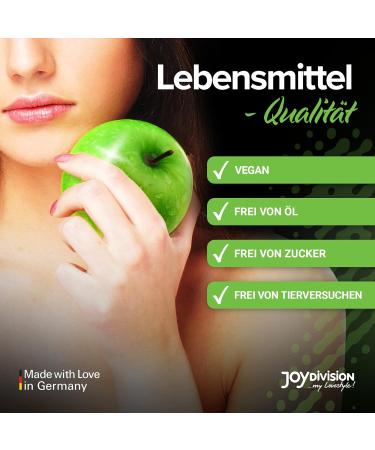 JoyDivision WarmUp Massage Oil Green Apple 150ml | Warming Massage Liquid for Couples | Apple Fragrance & Taste | Perfect for Relaxation - Buy Online on GoSupps.com