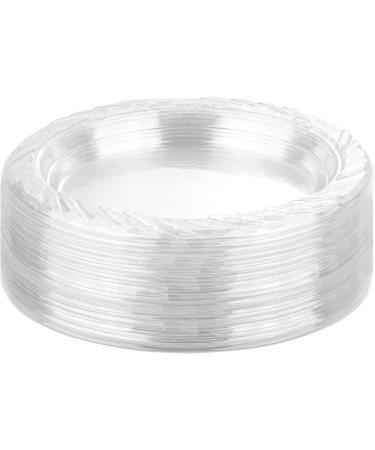 Stock Your Home 6-Inch Clear Plastic Dessert Plates (120 Pack) - Disposable Small Plates for Parties & Catering - Flexible & Crystal Clear Appetizer Plates - Buy Online on GoSupps.com