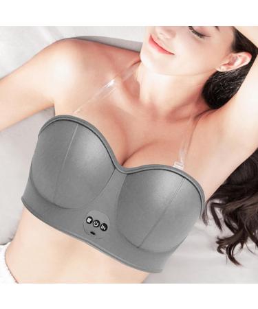 Buy Electric Bust Massager - Wireless Breast Enhancer with 3 Modes | Anti-Sagging Chest Shaping | USB Rechargeable | Silver Gray - Buy Online on GoSupps.com