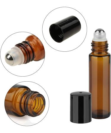 Anboo 24 Pack 10ml Essential Oil Roller Bottles - Glass Roll-On with Stickers Funnel Opener & Labels for SPA & Massage - Buy Online on GoSupps.com