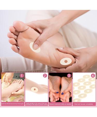 90 Pieces Corn Removers for Toes | Soft Foam Callus Cushion Pads for Pain Relief & Foot Care - Self Adhesive Foot Pads - Buy Online on GoSupps.com