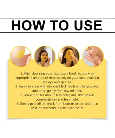 Rubu22a Turmeric night mask peeloff face mask organic collagen deep mask turmeric night pack vitamin C gentle cleansing moisturizing caring 120 g 04 g 300er Pack - Buy Online on GoSupps.com