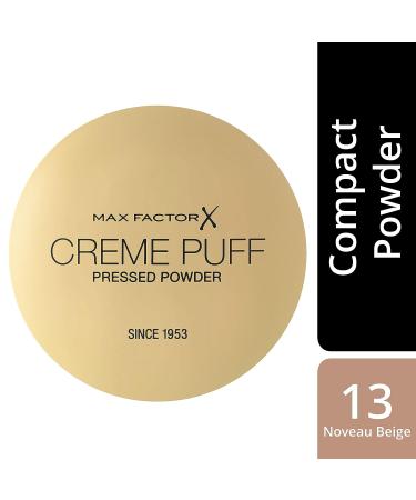 Max Factor Creme Puff - 13 Nouveau Beige 21g - Long-lasting Pressed Powder - Buy Online on GoSupps.com