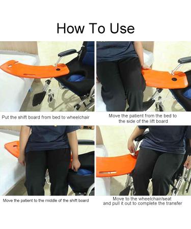 Sliding Transfer Plate with A Load Capacity of 150kg Sliding Transfer Plate for Disabled People Sliding Assist Device for Transferring The Elderly from Wheelchair to Bed Blue - Buy Online on GoSupps.com