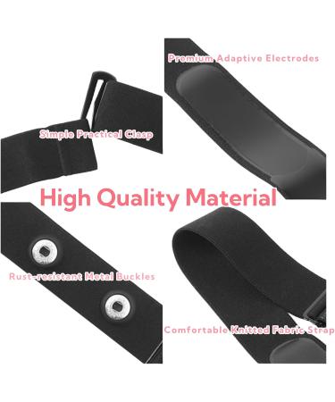 Heart Rate Monitor Chest Strap Replacement for Polar H10 H9 H7 Wahoo Tickr Suunto Garmin - Dual Pink - Buy Internationally - Buy Online on GoSupps.com