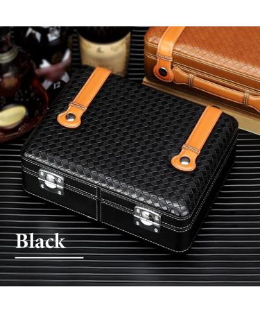 Cigar Boxs Humidors Light Cigar Box Humidification Cigar Case Hand Stitched Woven Pattern Cigar Box - Buy Online on GoSupps.com