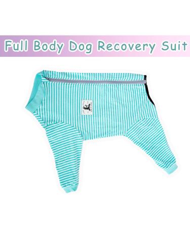 Axcimond Dog Body with Legs - Full Body Leak Protection for Large & Medium Dogs - Post-Surgery Castration Suit - Turquoise 5XL - Buy Online on GoSupps.com