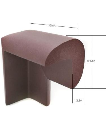 TUKA 5M Edge + 8 Corners Guard Set Extra Thick L-Shaped Edge Protection Corner Guards Child Senior Baby Safety | Childproofing Foam Anti Collision Protector Table TKD7000-Set Maroon/Burgundy 5M Edge Guard + 8 Corner Guard Brown - Buy Online on GoSupps.com