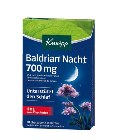 Kneipp Valerian Night 700mg 30 tablets