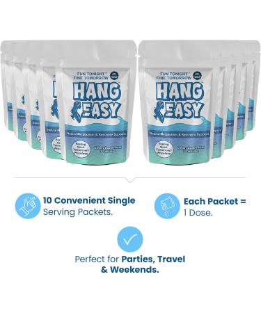 Good Mana Hang Easy Pre-Drink Supplement with Olena Gold Turmeric & Vegan NAC Natural Metabolism & Recovery Support - 3 Capsules/Pack - Buy Online on GoSupps.com