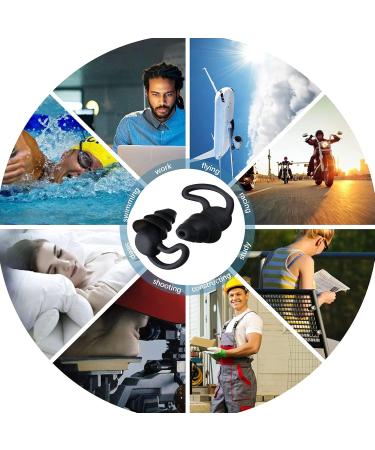 Macrohu Soft Silicone Earplugs for Sleep - Noise Reduction Hearing Protection for Light Sleepers Travel & Work - Buy Online on GoSupps.com