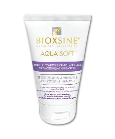 Bioxsine Aqua-Soft Hand Cream - Moisturizing Silk Protein Vitamin E Alcohol & Paraben Free (6x50 ml) - Buy Internationally - Buy Online on GoSupps.com