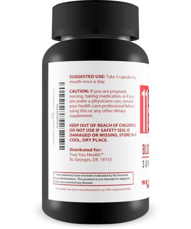 11 Second Secret Blood Support Supplement - Our Best Sugar Health Blood Health Formula - Advanced Blood Health Formula - Turmeric Berberine Cinnamon Gl Pro Gluco Elixir Blood Cleanse - Buy Online on GoSupps.com