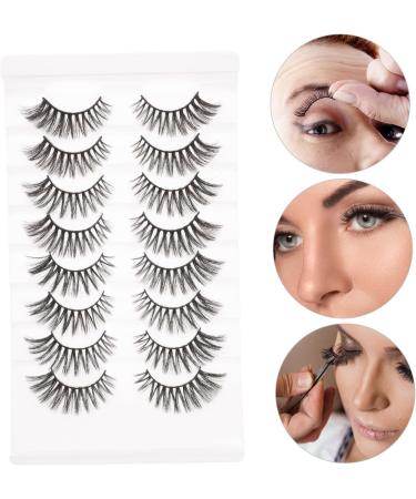 Beaupretty 8 Pairs Chemical Fiber False Eyelashes Fake Lashes Natural Halloween Fake Natural Look Fake Lashes Reusable Fake Eyelashes False Lashes Natural Fluffy Cosmetics Miss - Buy Online on GoSupps.com