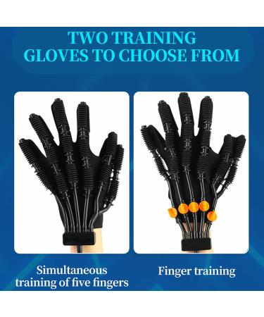 Finger Rehabilitation Trainer Robot Gloves | Hand Wrist Exerciser Glove | L Size (Left Hand) - Soft Resin Fibre Orthotics for Effective Rehabilitation - Buy Online on GoSupps.com
