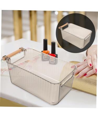 Housoutil manicure trending products 2023 care storage basket soaking container gel plate manicure tool manicure supply pill box household container supplies nail Popularity Beech 28x15.5cm Grey - Buy Online on GoSupps.com
