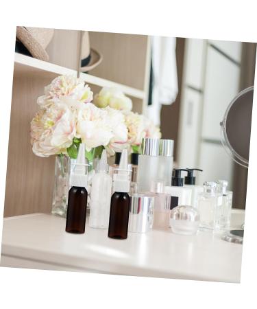 Lurrose 8pcs Round Shoulder Nasal Spray Bottles - Travel Size Toiletries Containers - Pump Sprayer - Brown 12.5X2.5cm - Buy Online on GoSupps.com