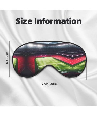 Stadium Football Eye Mask - Comfortable Sleep Aid with Adjustable Strap for Travel & Meditation - Full Coverage Blindfold - Buy Online on GoSupps.com