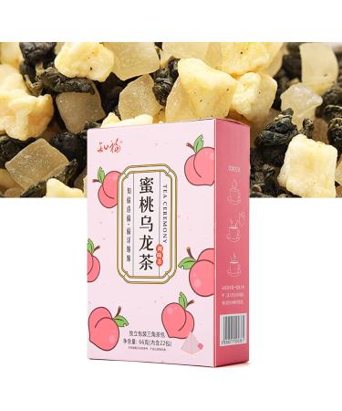Atyhao Peach Oolong Tea Bags 22 Count Peach Oolong Tea Individual Package Fruit Tea Bags Leisure Time Drinking 66g - Buy Online on GoSupps.com