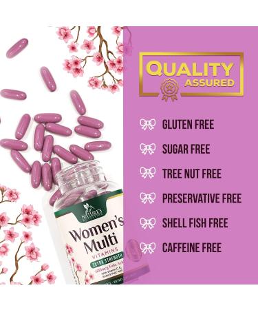 Multivitamin for Women - Complete Daily Womens Multivitamins with Calcium Folic Acid Vitamin A C D E & B Vitamins Zinc and Iron - Vitamins for Bone Energy & Immune Support - 120 Softgels 120 Count (Pack of 1) - Buy Online on GoSupps.com