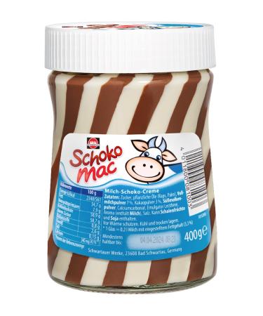 Schwartau SchokoMac Chocolate Milk Spread 400g - Irresistible Hazelnut Flavor | Buy Online Now! - Buy Online on GoSupps.com