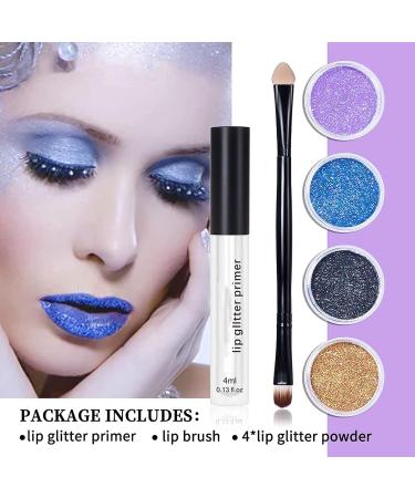 Glitter Lip Kit Stay Golden | Long-Lasting Liquid Lipstick Set | 4 Colors & Diamond Pearl Shimmer | Stay Golden Cosmetics - Buy Online on GoSupps.com