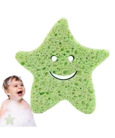 Bath Sponge For Bath Sponge for | Soft Wood Pulp Bath Sponges Cute Shower Brush Dead Skin Remover Bath Sponge Bath Supplies for Deep Cleaning Green