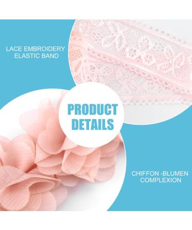 Baby Girl Flower Headbands - 6 Pack Hair Accessories for Newborns | Perfect for Parties Weddings & Baptism - Buy Online on GoSupps.com