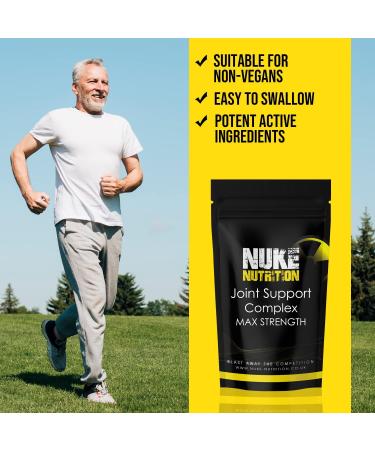 Nuke Nutrition High Strength Glucosamine with Chondroitin - Joint Support Complex - 60 Capsules - Buy Online on GoSupps.com