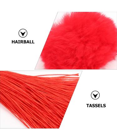 FOYTOKI 1 Pair Children's Hair Accessories Tassel Headwear Chinese ' Headdress Hair Clip Chinese Clothing Bow Headdress New Year Girl Hair Clip Hair Loop - Buy Online on GoSupps.com