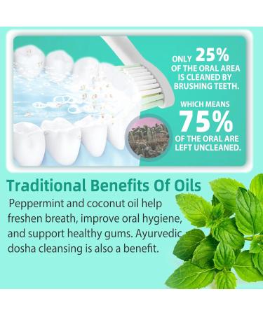 100% Pure Coconut Oil Mouthwash for Natural Teeth Whitening | 120ml - Improve Oral Hygiene & Includes Tongue Scraper - Buy Online on GoSupps.com