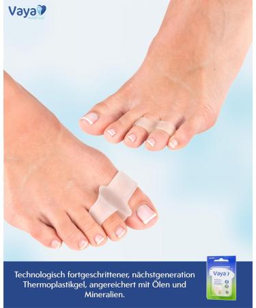 Vaya Medical Toe Spreader - Double Ring Overlapping Toe Correction - Smart Gel - Size L/XL - Buy Online on GoSupps.com