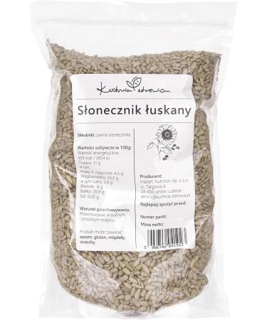 Kuchnia Zdrowia - Shelled Sunflower seeds - High quality - Superb snack - Leak-proof packaging with zipper - Doypack: (1000g) - Buy Online on GoSupps.com