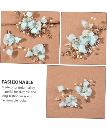 Angoily 1 Hair Comb Bridal Headpieces for Wedding Rhinestone Side Combs Crystal Headpiece Crystal Hairpin Combs Wedding Rhinestone Headdress Wedding Veil Bride Pearl Chic Alloy - Buy Online on GoSupps.com