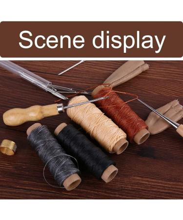 Leather Sewing Kit  Leather Working Tools and Supplies  Leather Working Kit with Large-Eye Stitching Needles  Waxed Thread  Leather Upholstery Repair Kit  Leather Sewing Tools for DIY Leather Craft - Buy Online on GoSupps.com