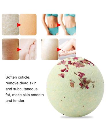 Buy Maria Rose Essential Oil Bath Bomb | Relaxing Aromatherapy with Dried Flowers - Moisturizing Soak for Spa Experience - Buy Online on GoSupps.com