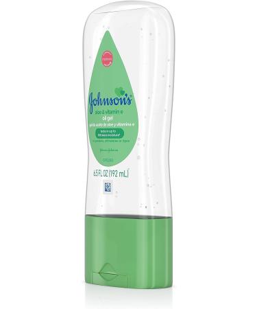 Johnson's Baby Oil Gel with Aloe Vera - 6.5 oz (Pack of 4) - Buy Online on GoSupps.com