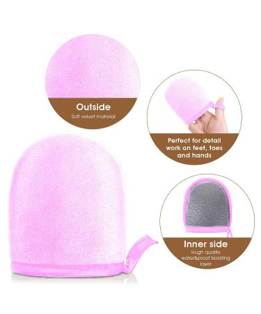 Sibba Tanning Mitt 2 PCS - Self Tan Remover & Foam Applicator for Dark Gradual Lotion Sunless Tanning Kit for Face & Body - Fast Drying Solution for Perfect Tan - Buy Online on GoSupps.com