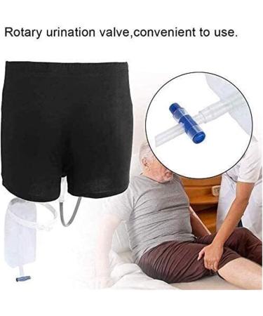 Good Elasticity Male Urine Collector Portable Incontinence Pants Wearable Men's Urinal with Elastic Waistband & 500ml Bag 0122 (Color : 2pcs Size : Medium) Medium 2pcs - Buy Online on GoSupps.com