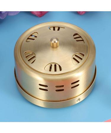 Pure Copper Moxa Burner - Portable 6-Hole Moxibustion Heat Treatment Holder for Massage | Chinese Traditional Moxa Box for Sleeping Sitting and Working - Buy Online on GoSupps.com