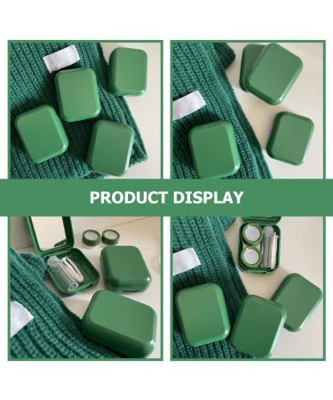 Oatipho Contact Lens Container Set - Travel-Friendly Glitter Case & Mirror Perfect for Lenses Storage | Buy Internationally - Buy Online on GoSupps.com