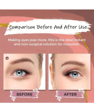 Vuioyrg Invisible Double Eye Stickers - Waterproof Lifting Strips for Instant Eyelid Enhancement (120 Pieces M-Half Moon) - Buy Online on GoSupps.com